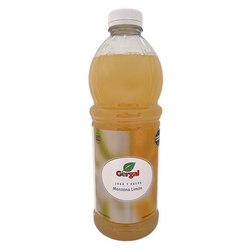6 Jugos manzana y limón con azúcar x 1.2 litros